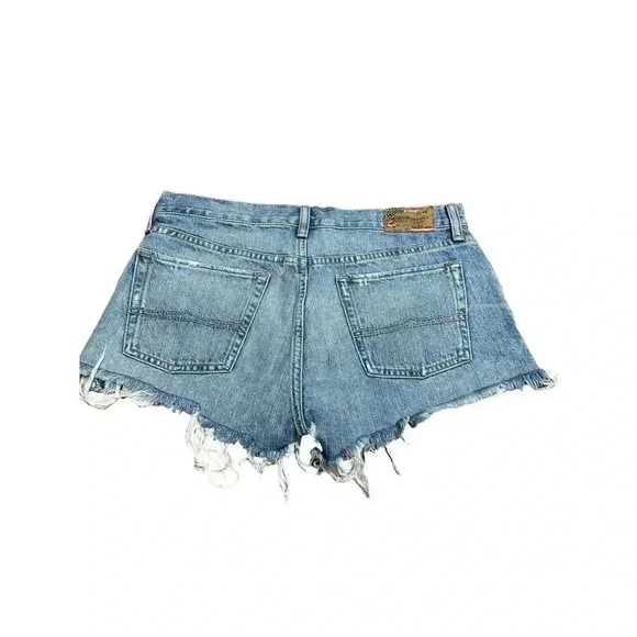 Denim & Supply Ralph Lauren Boyfriend Cutoff Distress Denim Shorts Size 27 - Picture 8 of 10